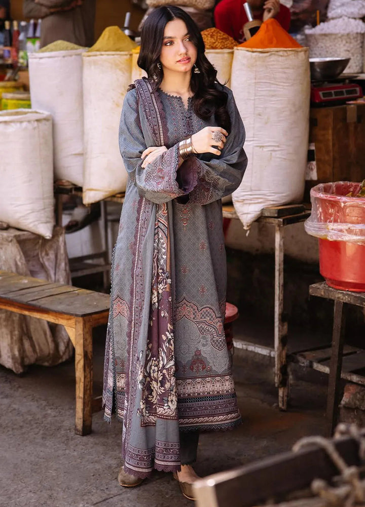 Asim Jofa Printed Lawn Suit Unstitched 3 Piece AJ24P3 AJBB-11 - Summer Collection