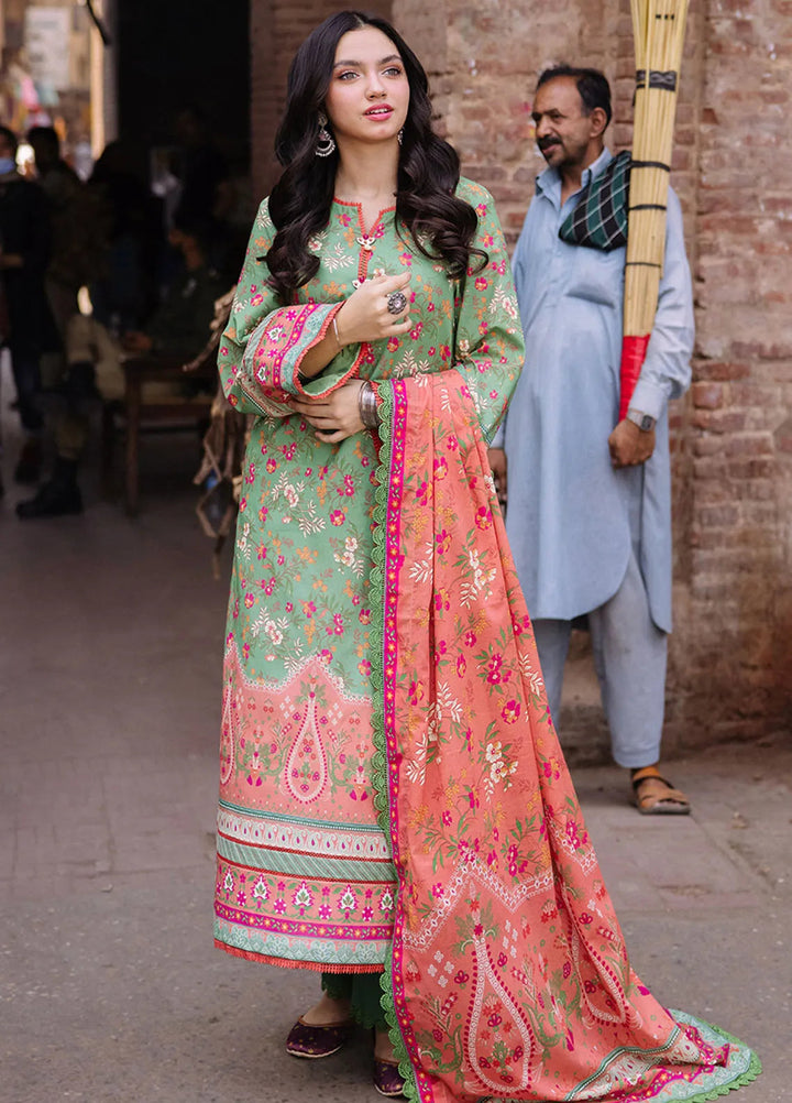 Asim Jofa Printed Lawn Suit Unstitched 3 Piece AJ24P3 AJBB-13 - Summer Collection