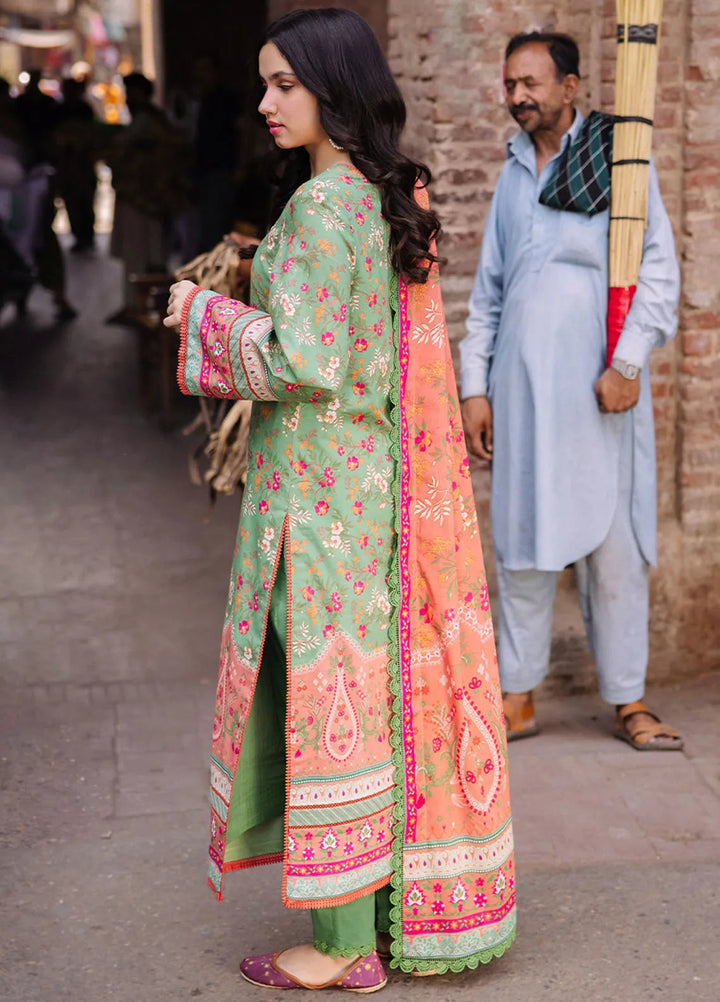 Asim Jofa Printed Lawn Suit Unstitched 3 Piece AJ24P3 AJBB-13 - Summer Collection