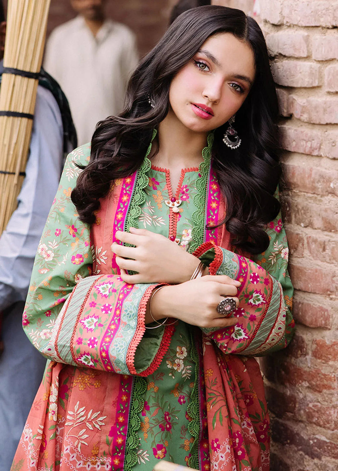 Asim Jofa Printed Lawn Suit Unstitched 3 Piece AJ24P3 AJBB-13 - Summer Collection
