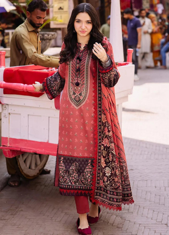 Asim Jofa Printed Lawn Suit Unstitched 3 Piece AJ24P3 AJBB-16 - Summer Collection