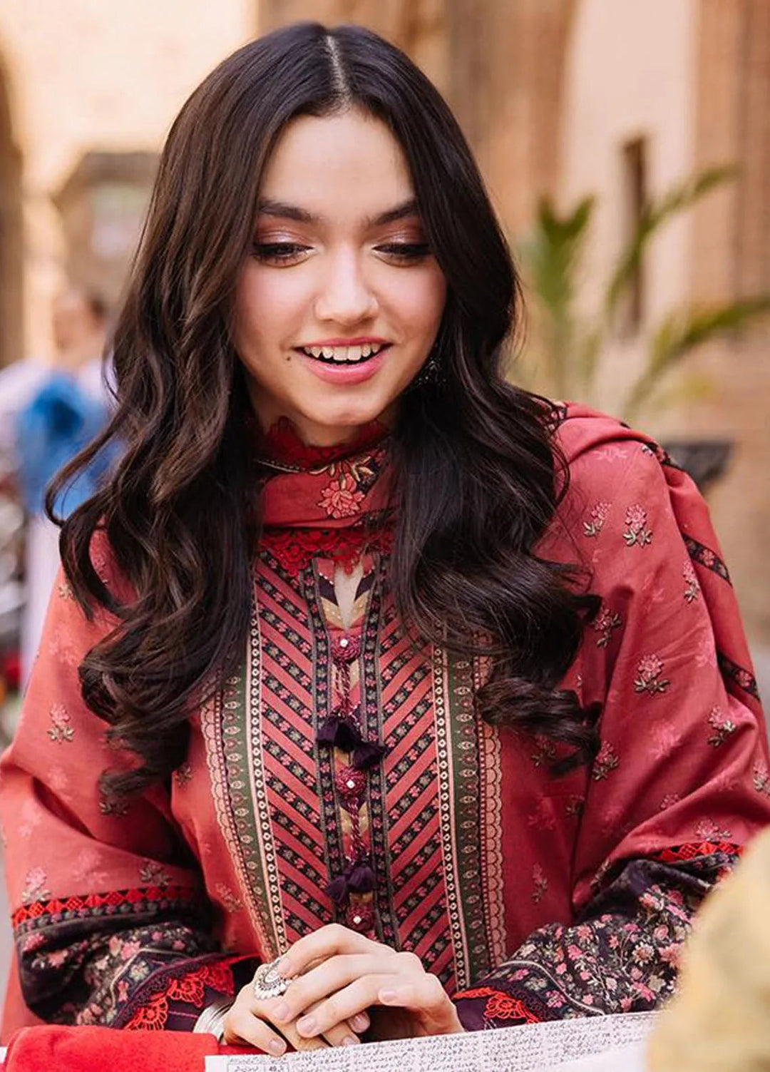 Asim Jofa Printed Lawn Suit Unstitched 3 Piece AJ24P3 AJBB-16 - Summer Collection