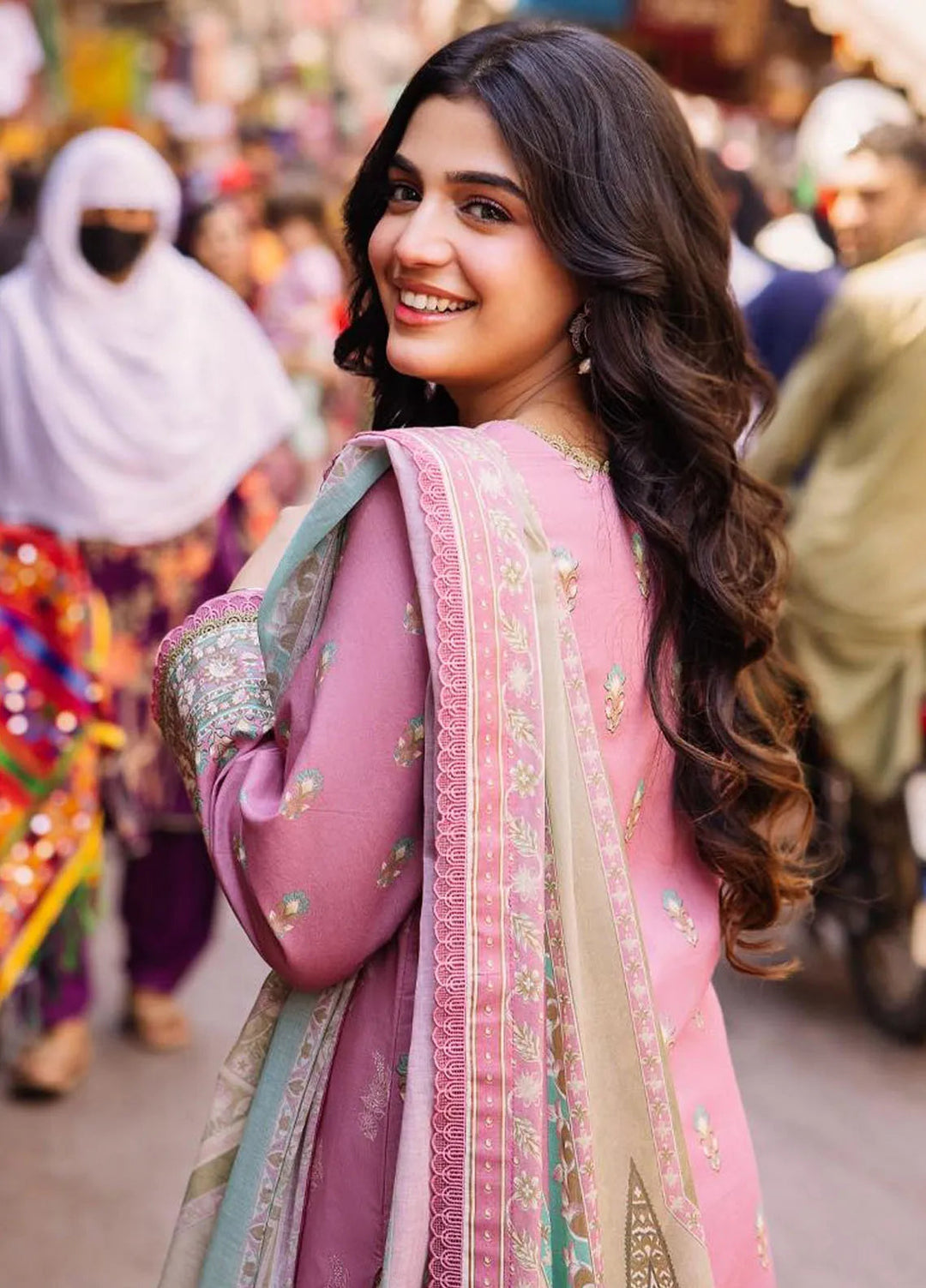 Asim Jofa Printed Lawn Suit Unstitched 3 Piece AJ24P3 AJBB-17 - Summer Collection