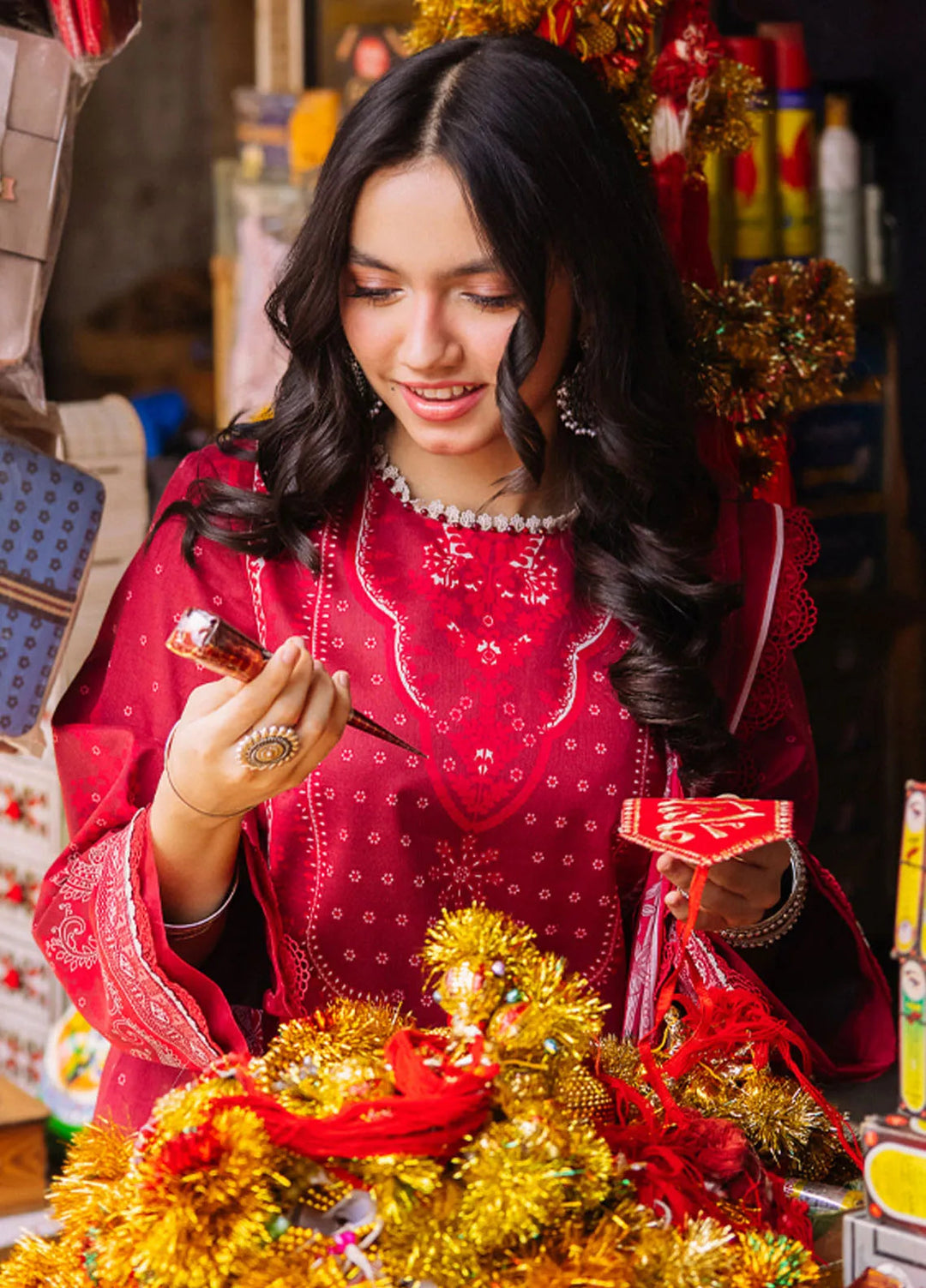 Asim Jofa Printed Lawn Suit Unstitched 3 Piece AJ24P3 AJBB-18 - Summer Collection