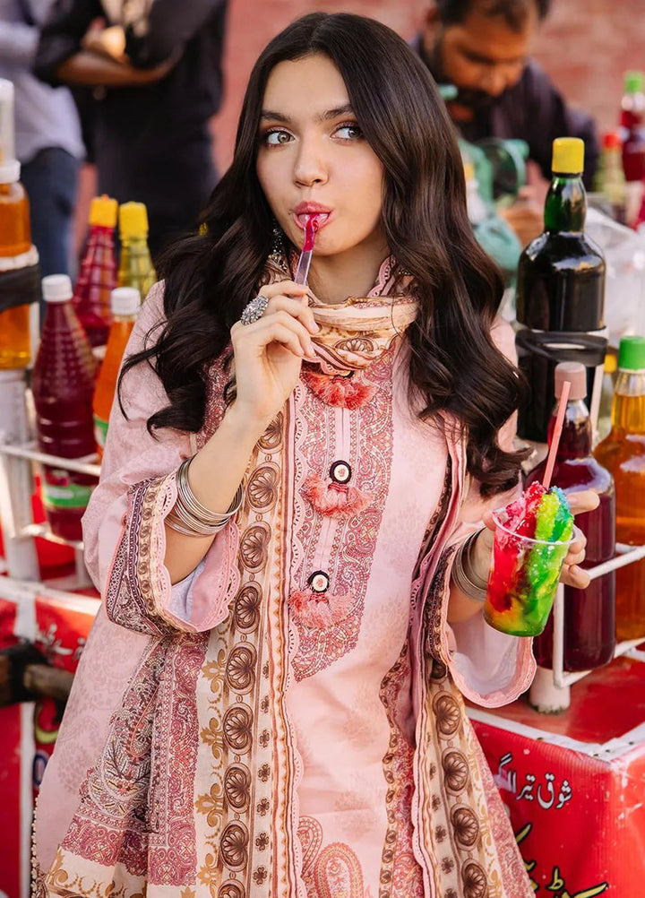 Asim Jofa Printed Lawn Suit Unstitched 3 Piece AJ24P3 AJBB-20 - Summer Collection