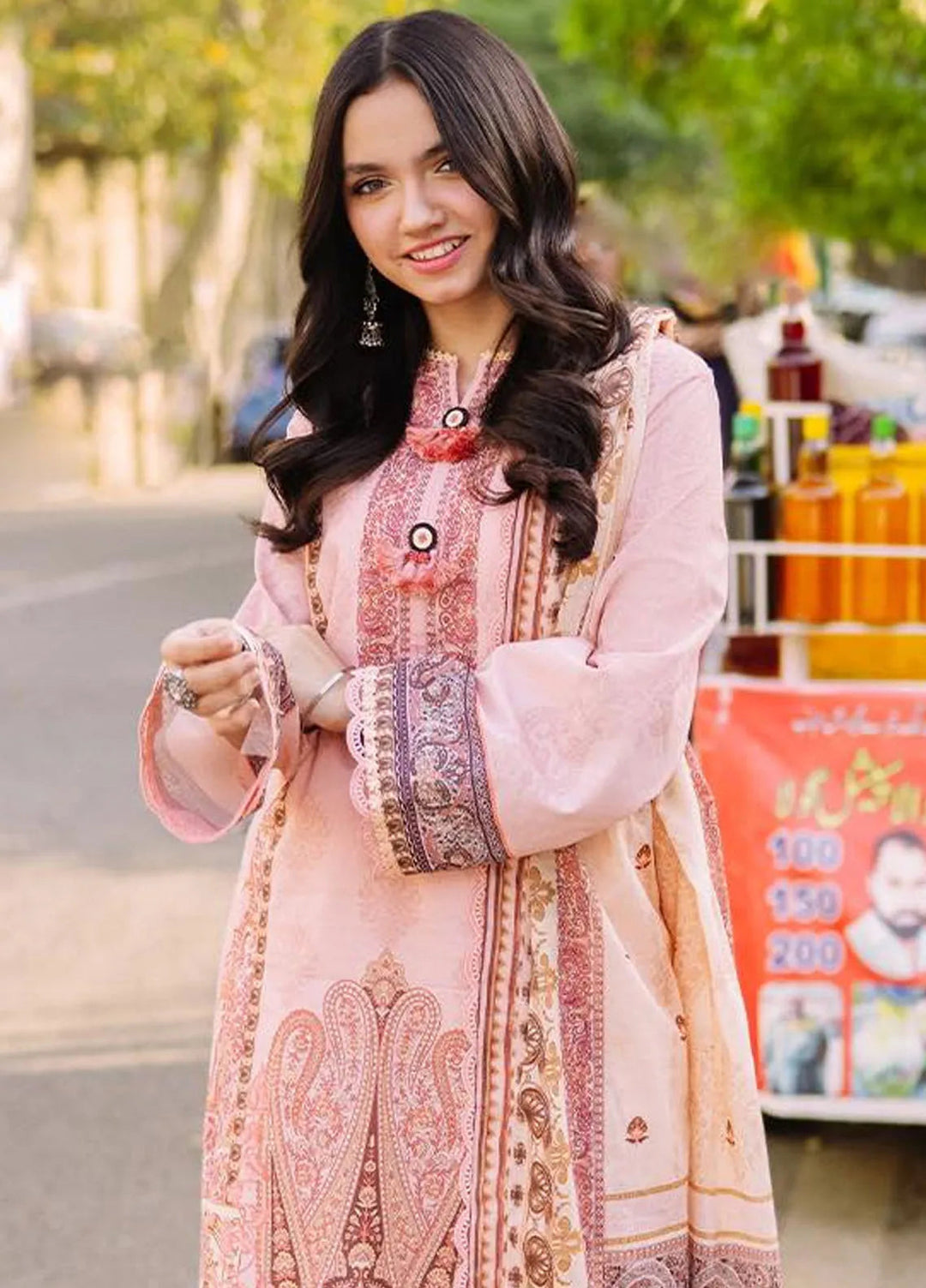 Asim Jofa Printed Lawn Suit Unstitched 3 Piece AJ24P3 AJBB-20 - Summer Collection