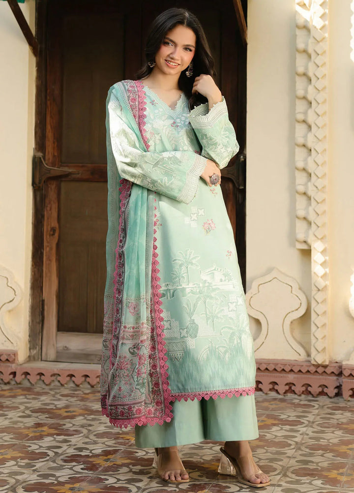 Asim Jofa Embroidered Lawn Suits Unstitched 2 Piece AJ25ES AJUBF-24 - Summer Collection