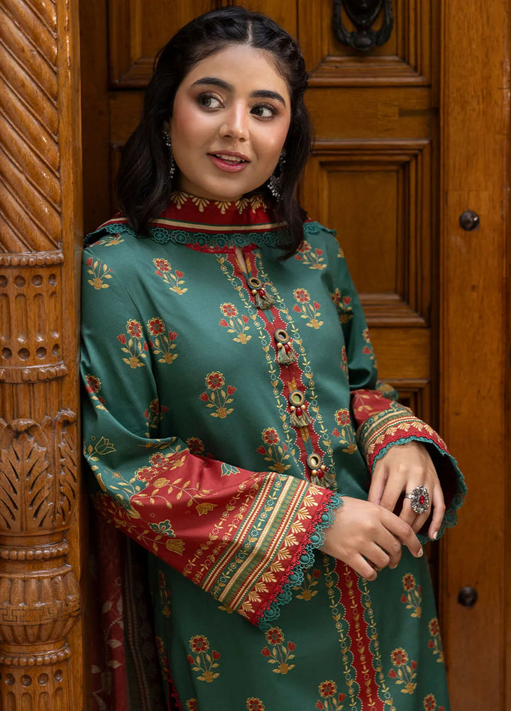 Asim Jofa Printed Lawn Suits Unstitched 3 Piece AJ24BP AJGB-01 - Summer Collection