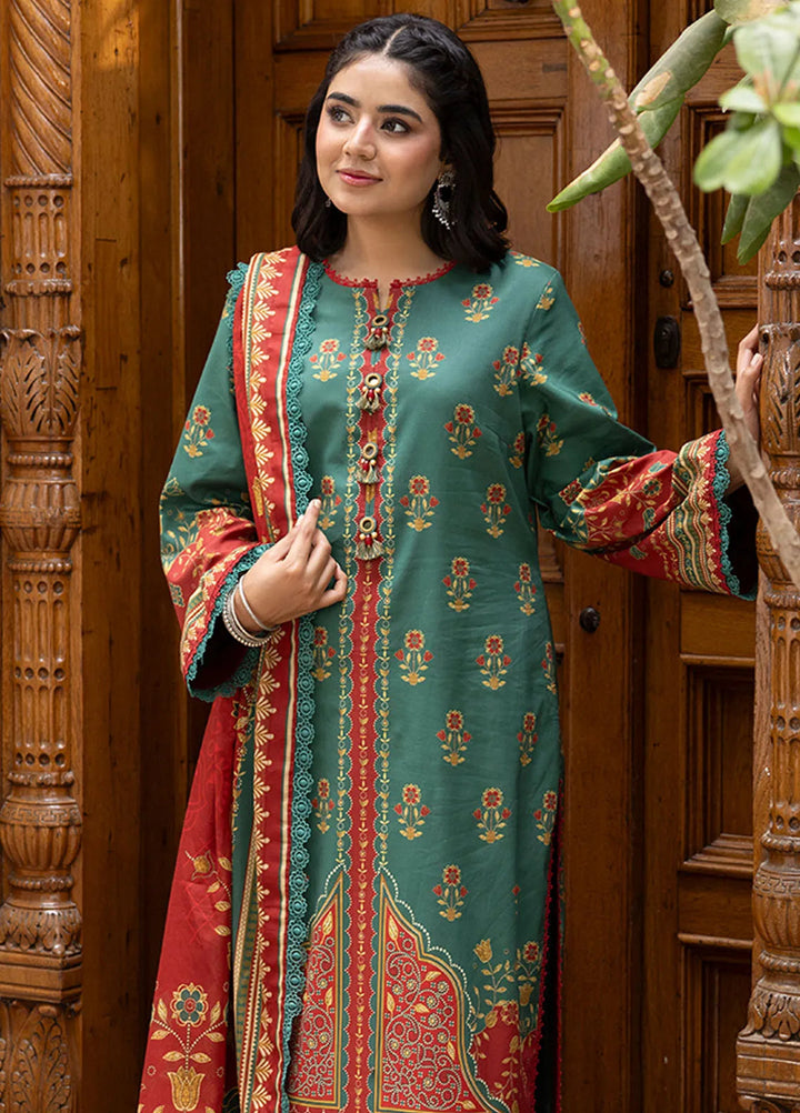 Asim Jofa Printed Lawn Suits Unstitched 3 Piece AJ24BP AJGB-01 - Summer Collection