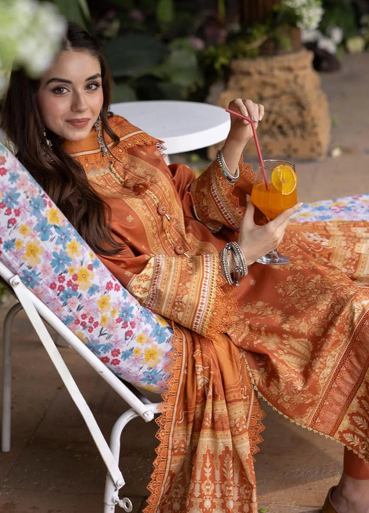 Asim Jofa Printed Lawn Suits Unstitched 3 Piece AJ24BP AJGB-02 - Summer Collection