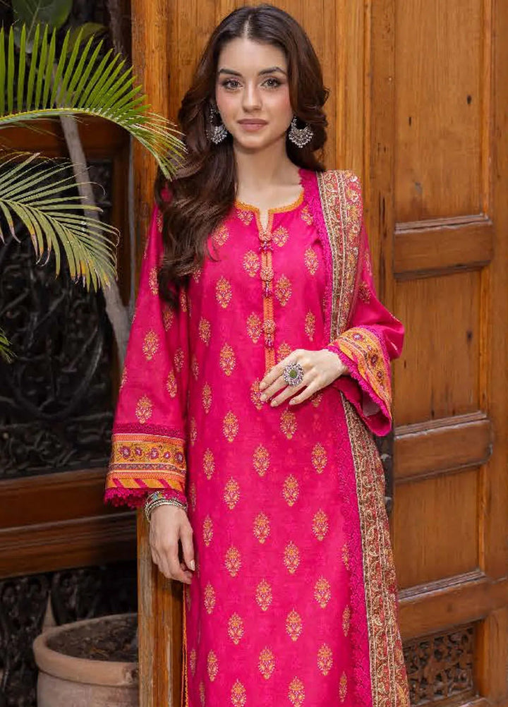 Asim Jofa Printed Lawn Suits Unstitched 3 Piece AJ24BP AJGB-04 - Summer Collection