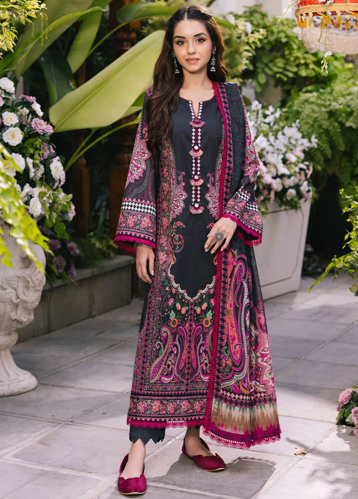 Asim Jofa Printed Lawn Suits Unstitched 3 Piece AJ24BP AJGB-05 - Summer Collection