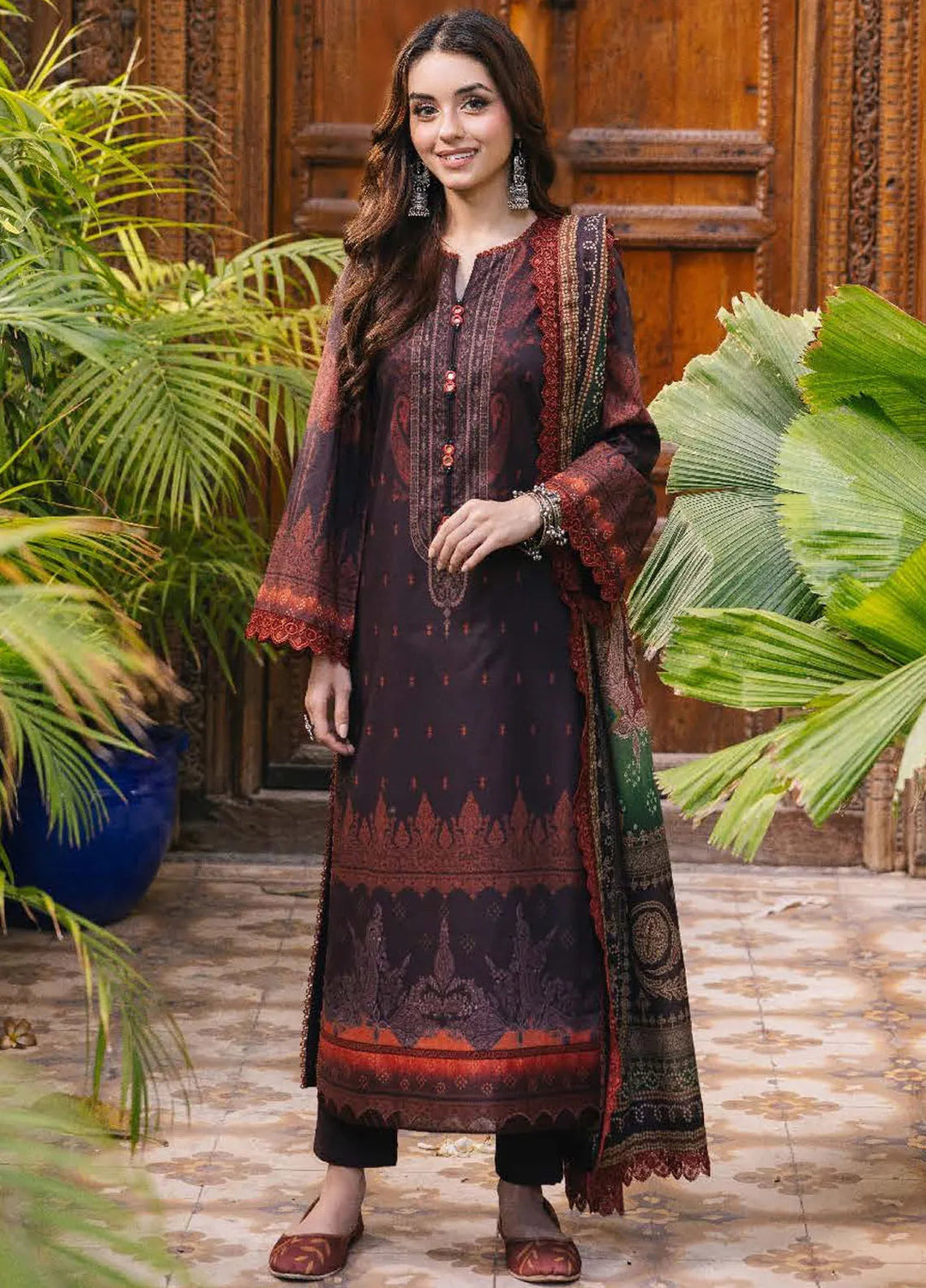 Asim Jofa Printed Lawn Suits Unstitched 3 Piece AJ24BP AJGB-06 - Summer Collection