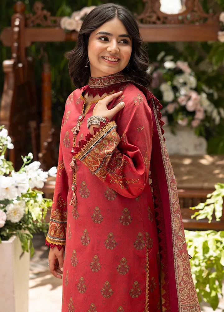Asim Jofa Printed Lawn Suits Unstitched 3 Piece AJ24BP AJGB-10 - Summer Collection