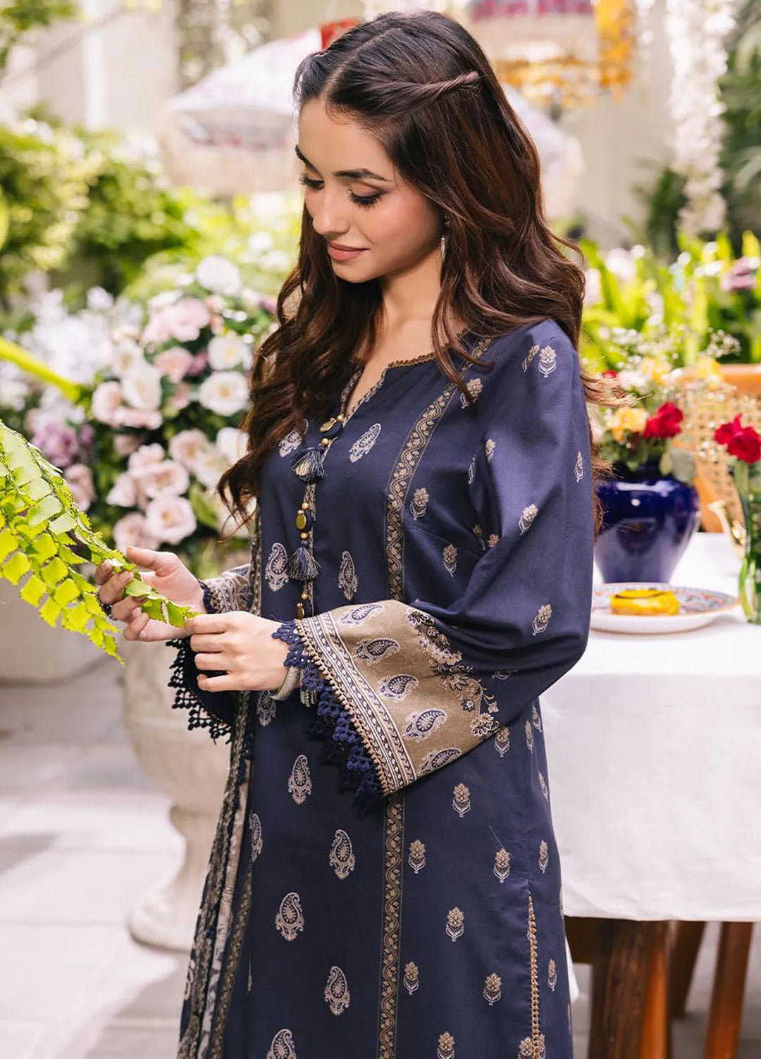 Asim Jofa Printed Lawn Suits Unstitched 3 Piece AJ24BP AJGB-11 - Summer Collection