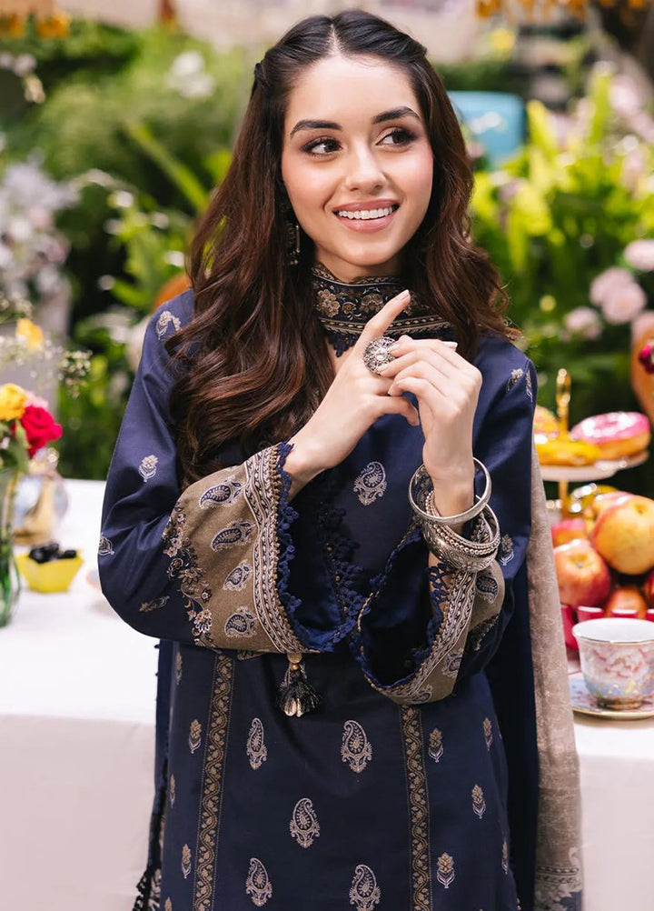 Asim Jofa Printed Lawn Suits Unstitched 3 Piece AJ24BP AJGB-11 - Summer Collection