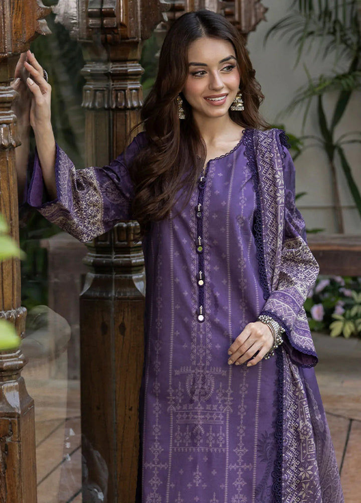 Asim Jofa Printed Lawn Suits Unstitched 3 Piece AJ24BP AJGB-13 - Summer Collection