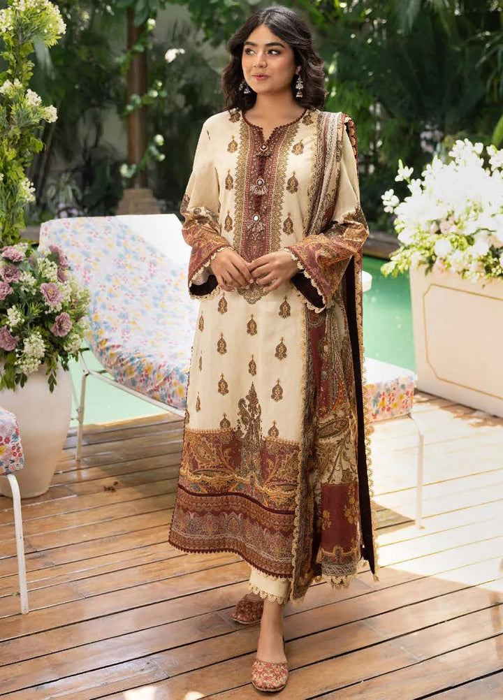 Asim Jofa Printed Lawn Suits Unstitched 3 Piece AJ24BP AJGB-19 - Summer Collection