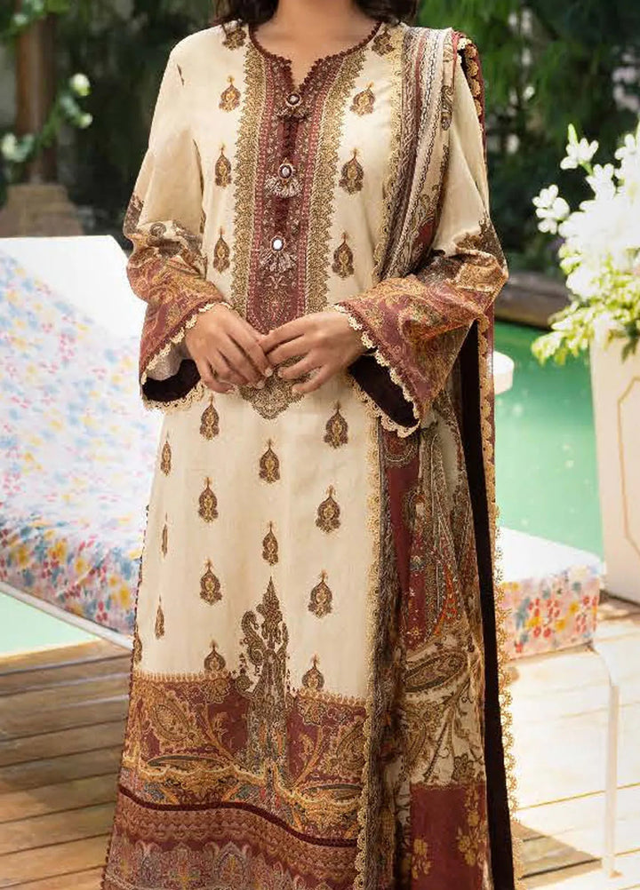 Asim Jofa Printed Lawn Suits Unstitched 3 Piece AJ24BP AJGB-19 - Summer Collection
