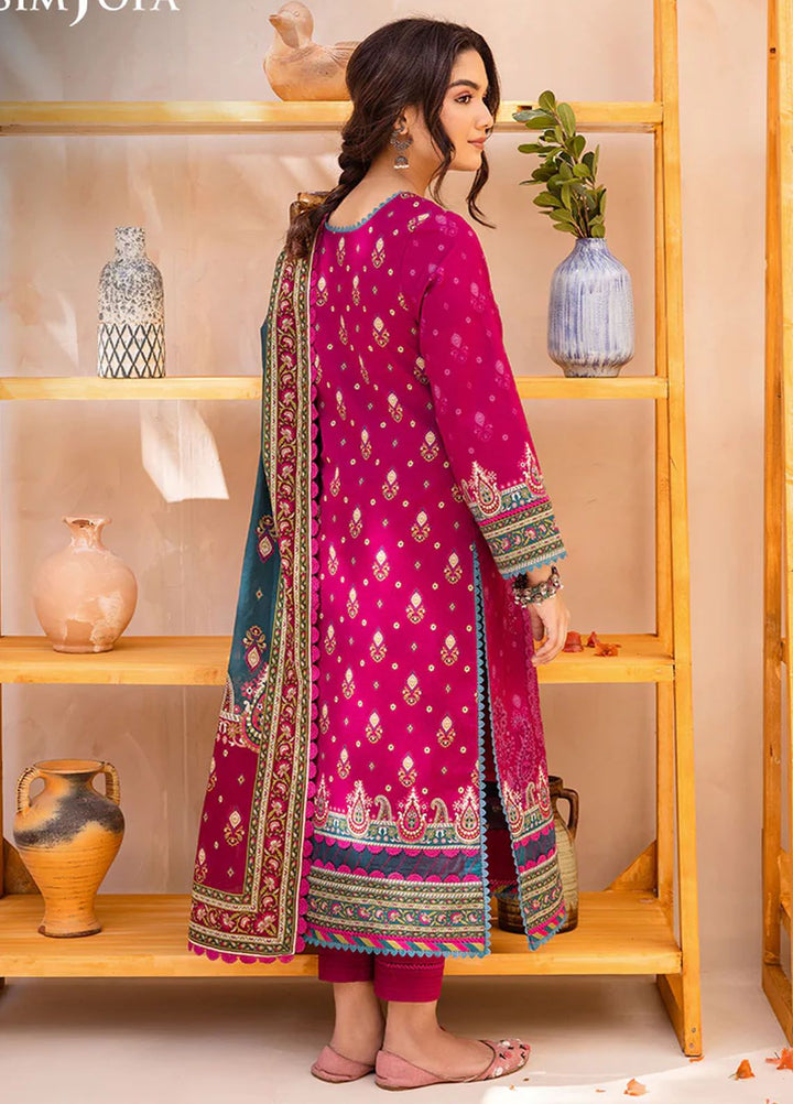 Asim Jofa Printed Lawn Suits Unstitched 3 Piece AJ24P AJUB-05 - Summer Collection