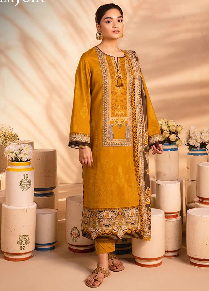 Asim Jofa Printed Lawn Suits Unstitched 3 Piece AJ24P AJUB-06 - Summer Collection