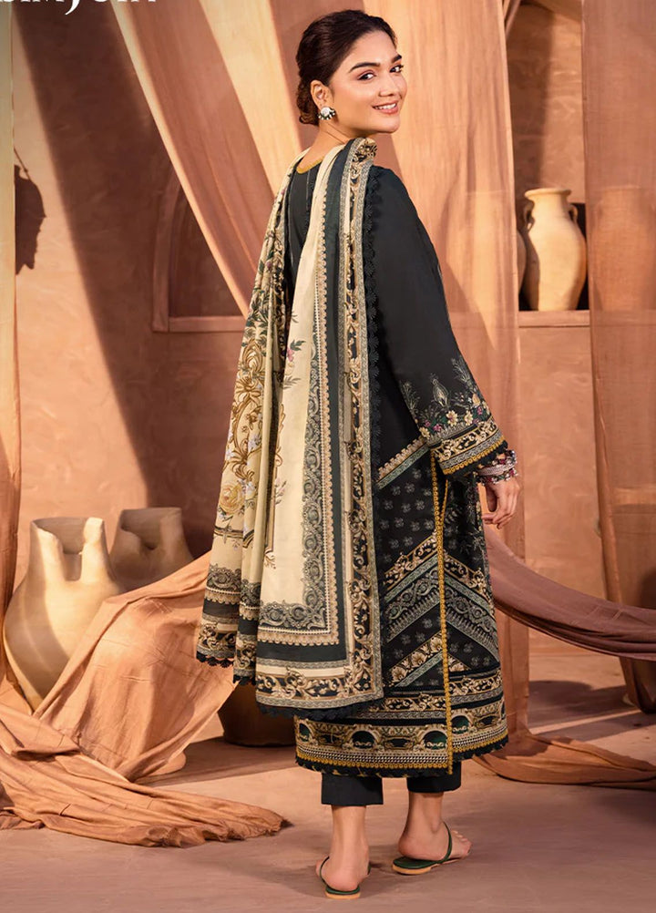 Asim Jofa Printed Lawn Suits Unstitched 3 Piece AJ24P AJUB-13 - Summer Collection