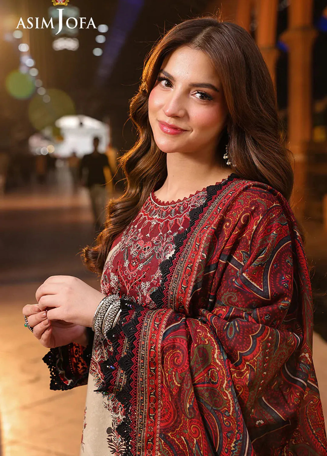 Asim Jofa Embroidered Lawn Suits Unstitched 3 Piece AJ25ES AJUBF-39 - Summer Collection