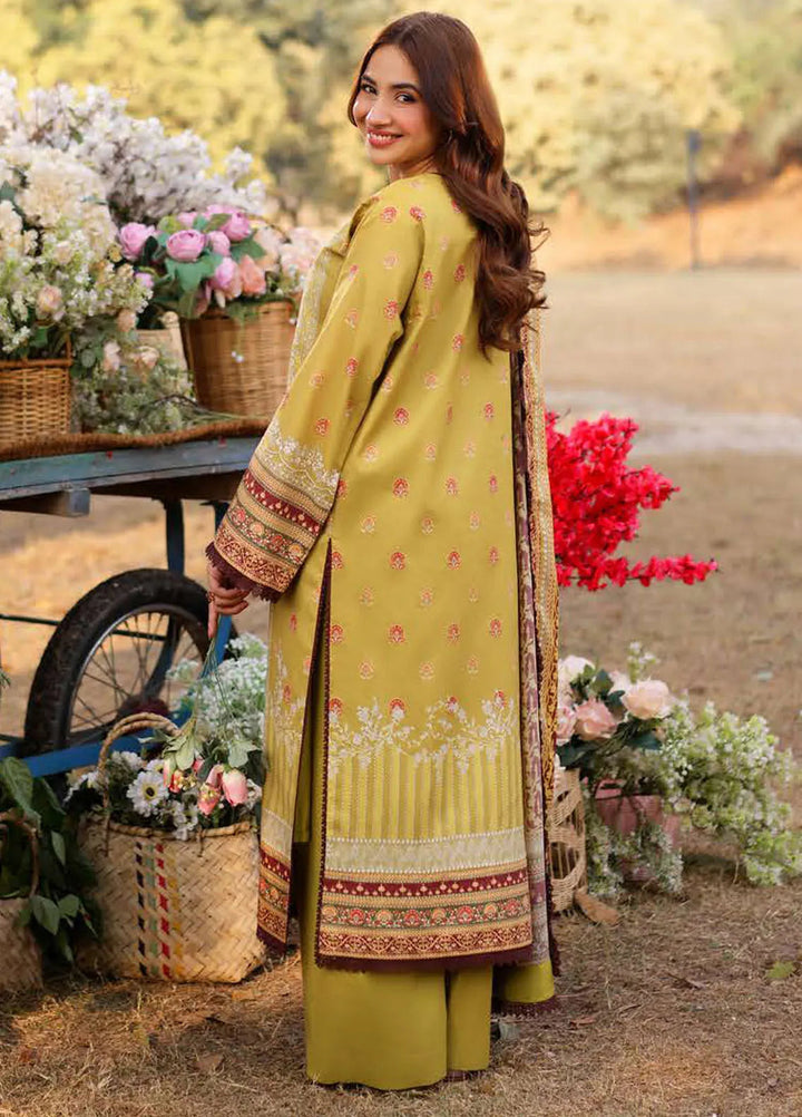 Asim Jofa Printed Lawn Suits Unstitched 3 Piece AJ25P1 AJUUB-02 - Summer Collection