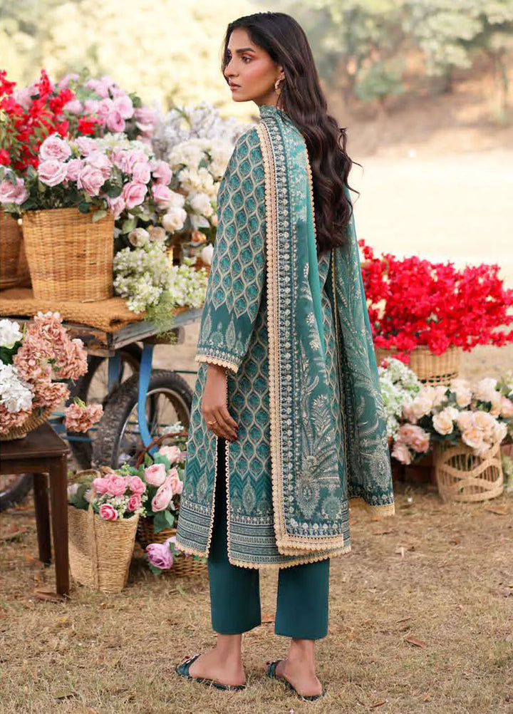 Asim Jofa Printed Lawn Suits Unstitched 3 Piece AJ25P1 AJUUB-04 - Summer Collection