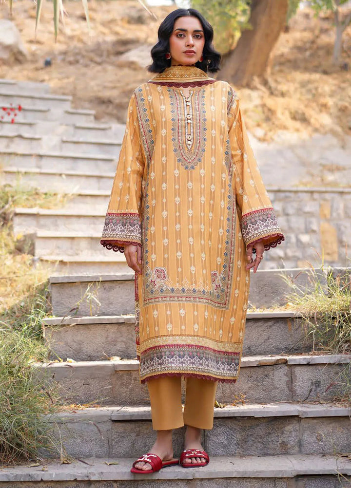 Asim Jofa Printed Lawn Suits Unstitched 3 Piece AJ25P1 AJUUB-07 - Summer Collection