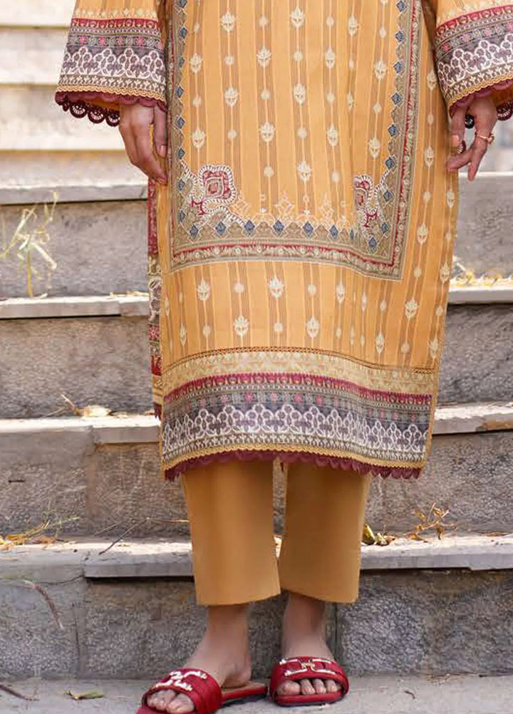 Asim Jofa Printed Lawn Suits Unstitched 3 Piece AJ25P1 AJUUB-07 - Summer Collection