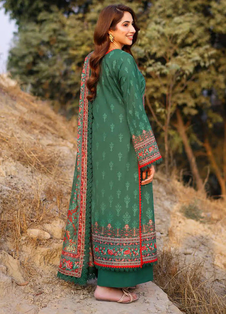 Asim Jofa Printed Lawn Suits Unstitched 3 Piece AJ25P2 AJUUB-11 - Summer Collection