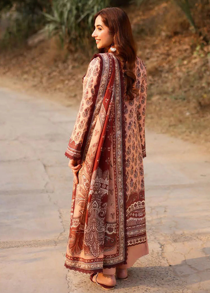 Asim Jofa Printed Lawn Suits Unstitched 3 Piece AJ25P2 AJUUB-18 - Summer Collection