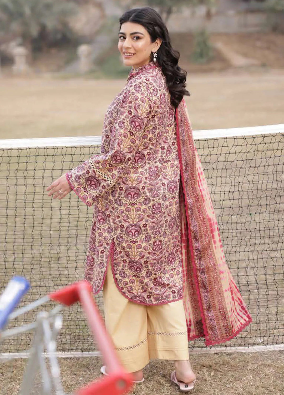 Asim Jofa Printed Lawn Suits Unstitched 3 Piece AJ25P3 AJUBJ-21 - Summer Collection