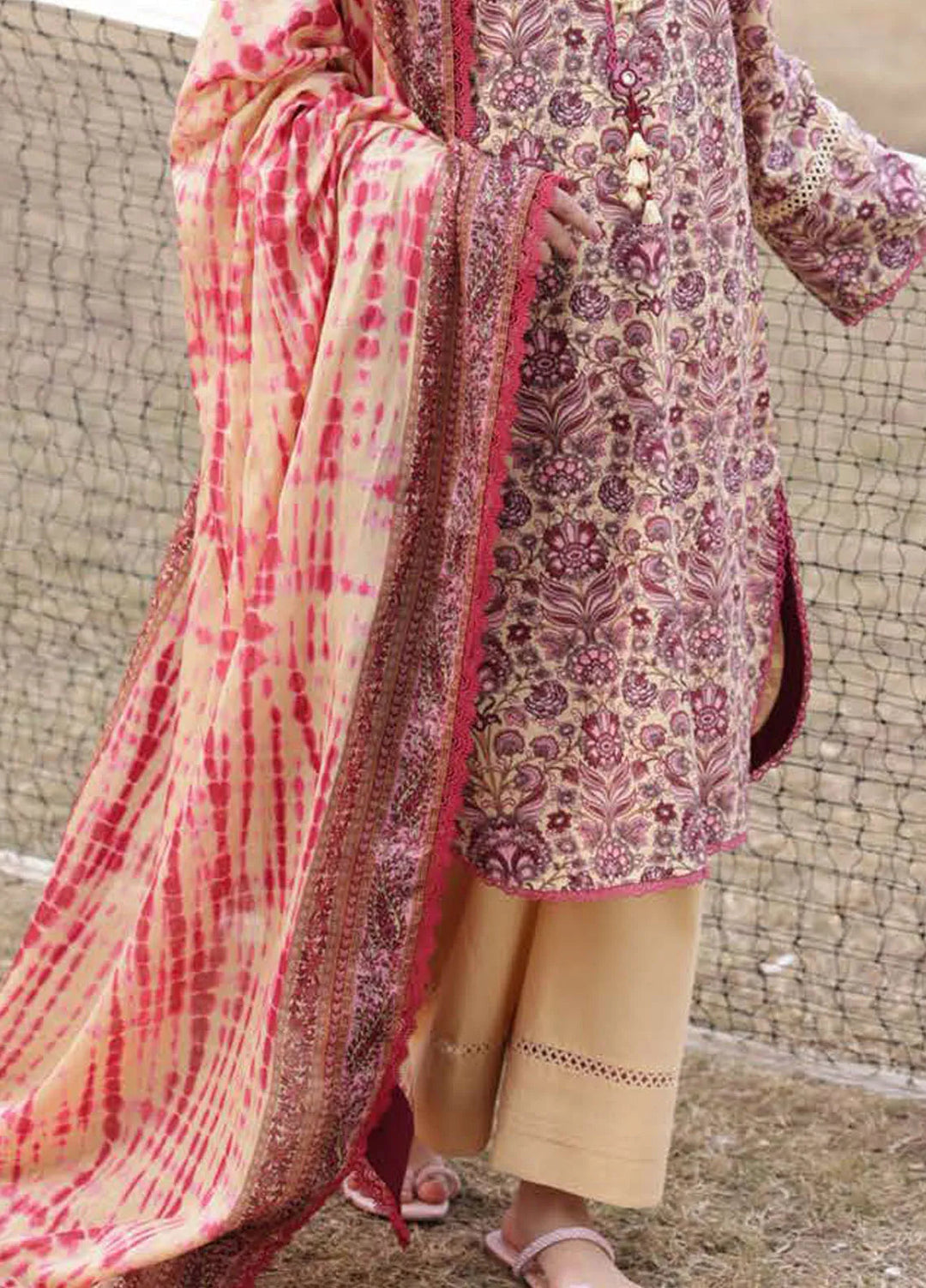 Asim Jofa Printed Lawn Suits Unstitched 3 Piece AJ25P3 AJUBJ-21 - Summer Collection