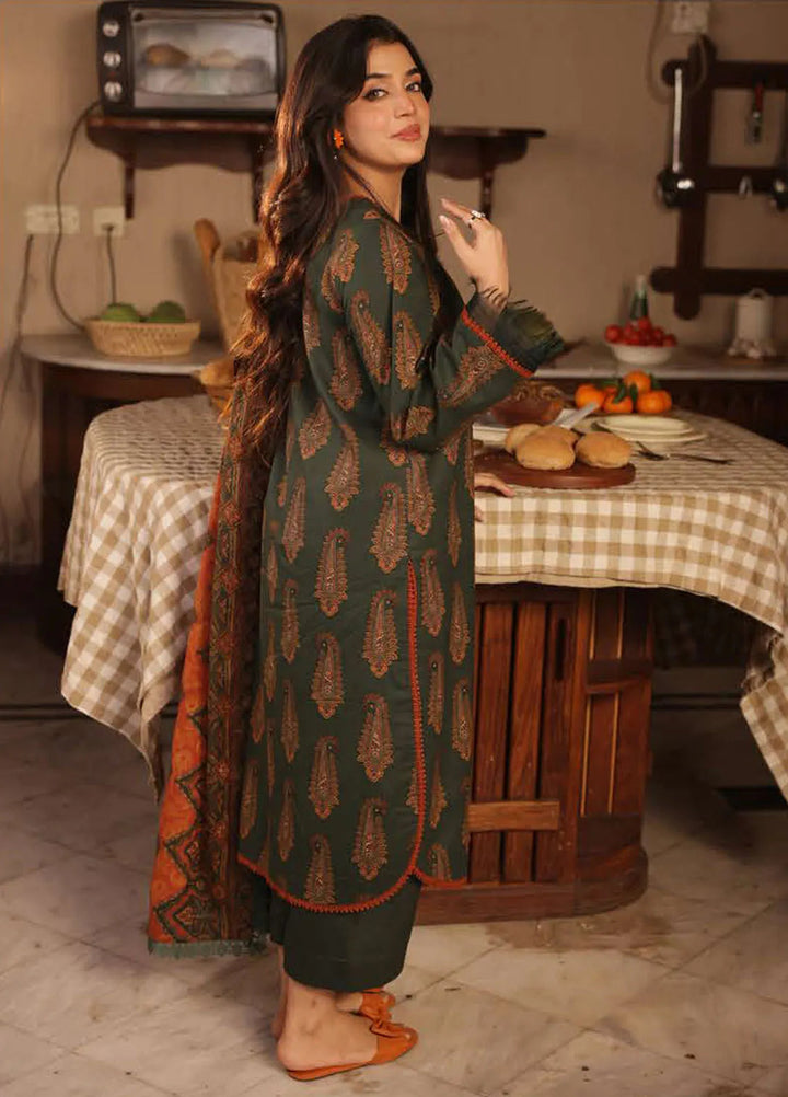 Asim Jofa Printed Lawn Suits Unstitched 3 Piece AJ25P3 AJUBJ-22 - Summer Collection