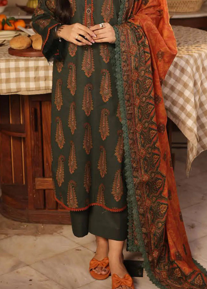 Asim Jofa Printed Lawn Suits Unstitched 3 Piece AJ25P3 AJUBJ-22 - Summer Collection