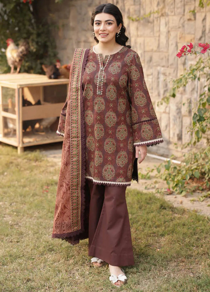 Asim Jofa Printed Lawn Suits Unstitched 3 Piece AJ25P3 AJUBJ-23 - Summer Collection