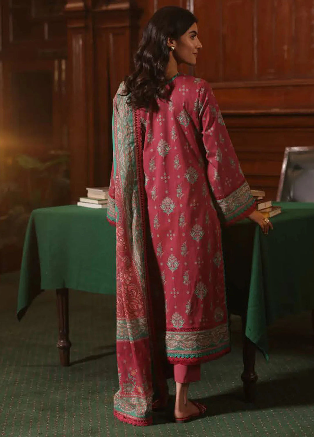 Asim Jofa Printed Lawn Suits Unstitched 3 Piece AJ25P3 AJUBJ-38 - Summer Collection