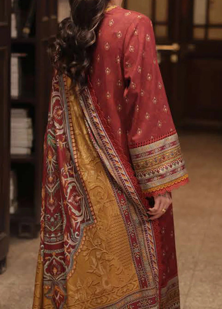 Asim Jofa Printed Lawn Suits Unstitched 3 Piece AJ25P3 AJUBJ-42 - Summer Collection