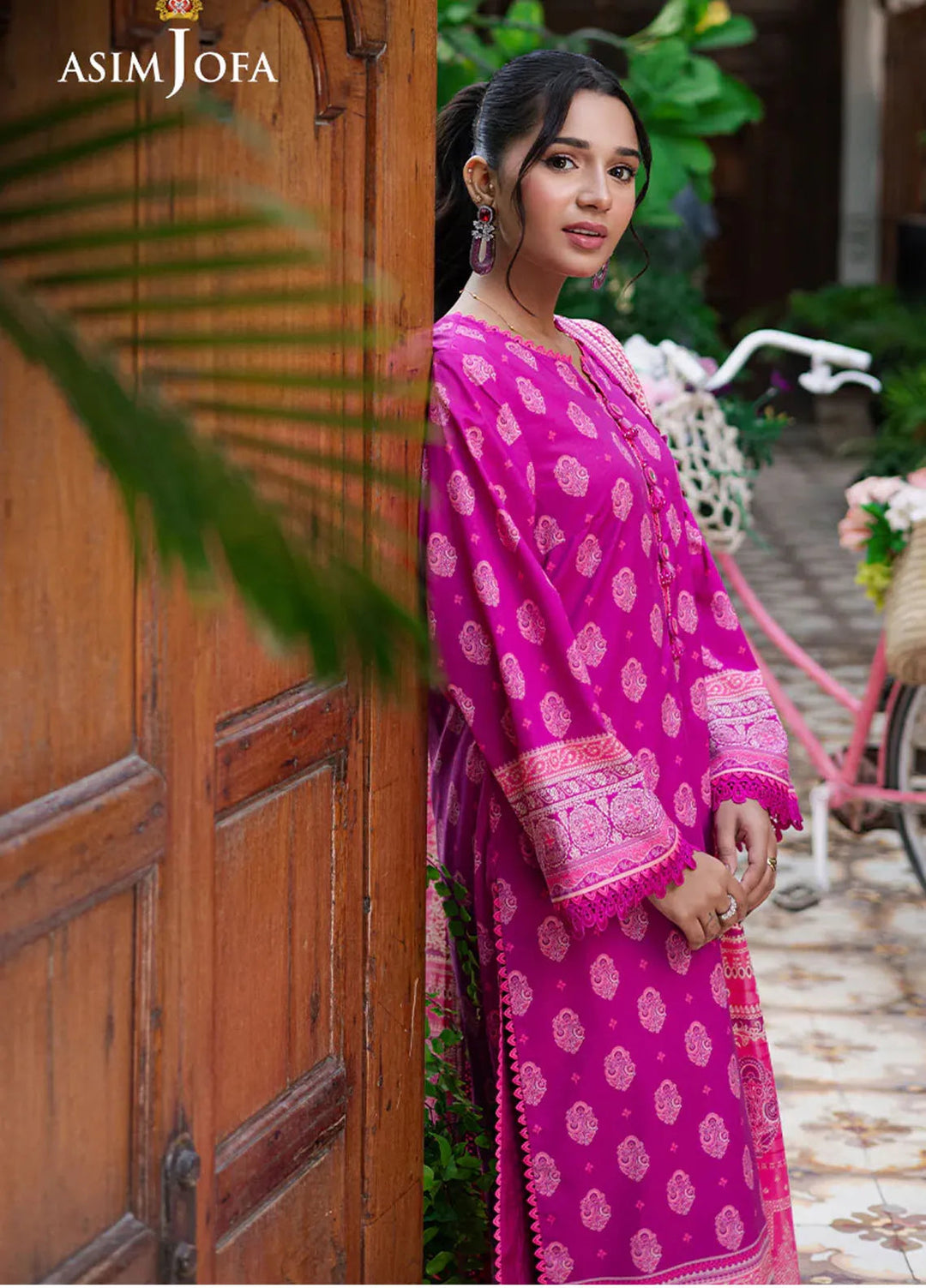 Asim Jofa Printed Lawn Suits Unstitched 3 Piece AJ25P6 AJUUB-33 - Summer Collection