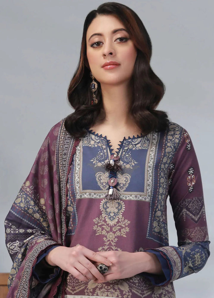 Asim Jofa Printed Lawn Unstitched Suit 2 Piece AJ23-P2 AJBP-48 - Summer Collection