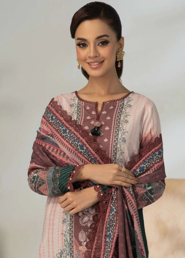 Asim Jofa Printed Lawn Unstitched Suit 3 Piece AJ23-P2 AJBP-33 - Summer Collection