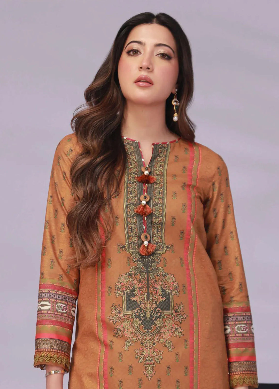 Asim Jofa Printed Lawn Unstitched Suit 3 Piece AJ23-P2 AJBP-37 - Summer Collection
