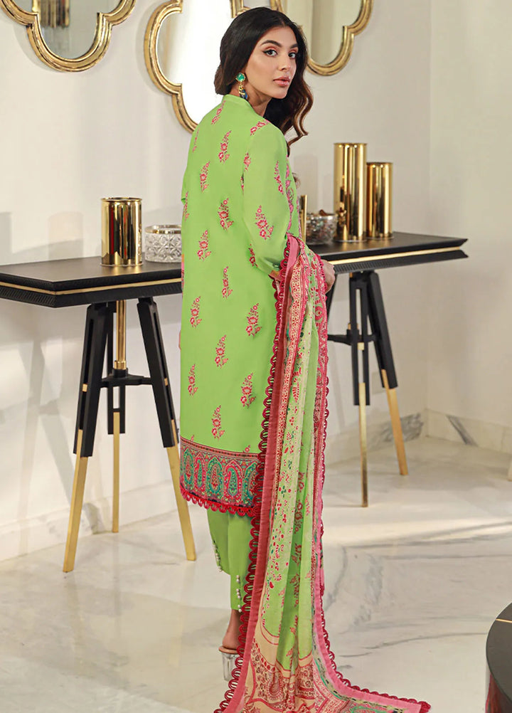 Asim Jofa Printed Lawn Unstitched Suit 3 Piece AJ24PU AJUN-13 - Summer Collection