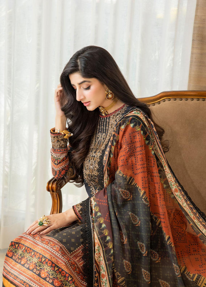 Asim Jofa Embroidered Lawn Suits Unstitched 3 Piece AJ23P AJS-01 - Summer Collection