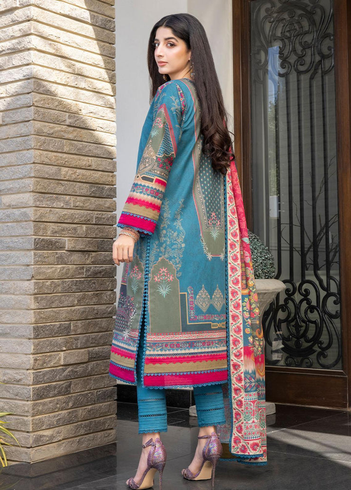 Asim Jofa Printed Lawn Suits Unstitched 2 Piece AJ23P AJS-03 - Summer Collection