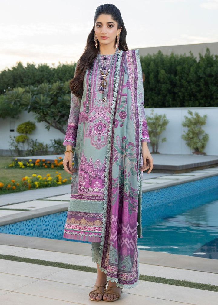 Asim Jofa Printed Lawn Suits Unstitched 3 Piece AJ23P AJS-06 - Summer Collection