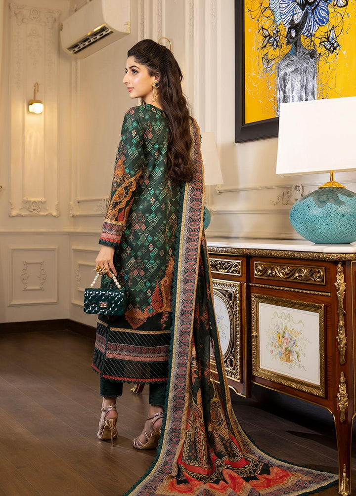 Asim Jofa Embroidered Lawn Suits Unstitched 2 Piece AJ23P AJS-11 - Summer Collection