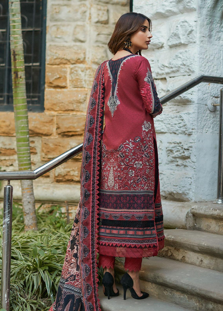 Asim Jofa Embroidered Lawn Suits Unstitched 2 Piece AJ23P AJS-12 - Summer Collection